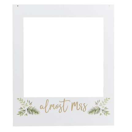 Photobooth Frame Almost Mrs 70cm