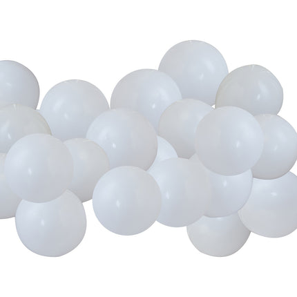 Witte Ballonnen 13cm 40st