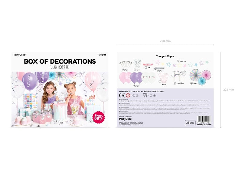 Unicorn Versiering Set 35 delig