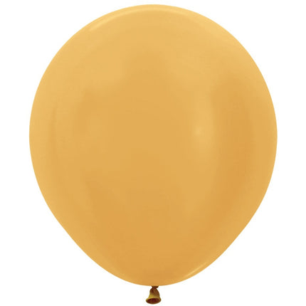 Ballonnen Metallic Gold 45cm 25st