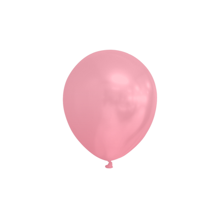 Roze Ballonnen Metallic 13cm 100st