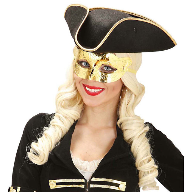 Gouden Oogmasker Metallic