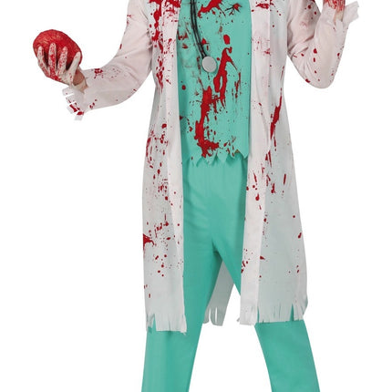 Dokter Zombie Halloween Kostuum Heren