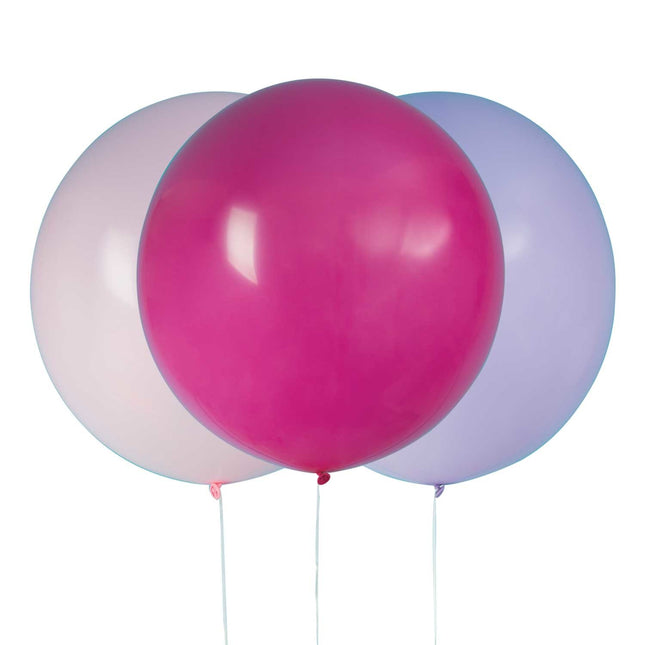 Paarse Ballonnen 61cm 3st