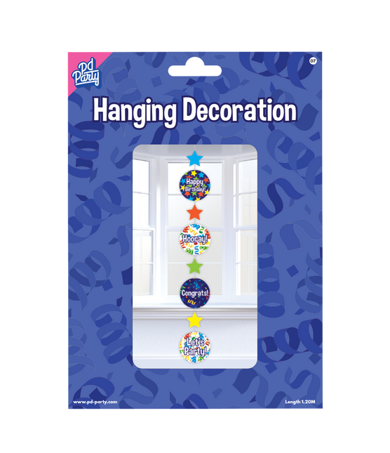 Hangdecoratiehappy Birthday 120cm