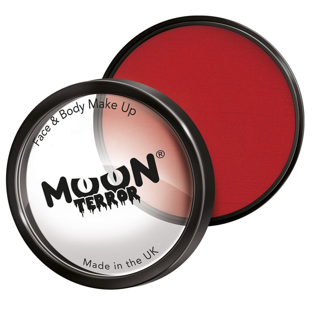 Moon Terror Halloween Pro Face Paint Cake Pots Blood Red 36g