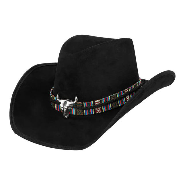 Zwarte Cowboy Hoed Luxe