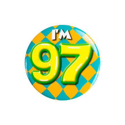 I'm 97 Button 97 Jaar 5,5cm