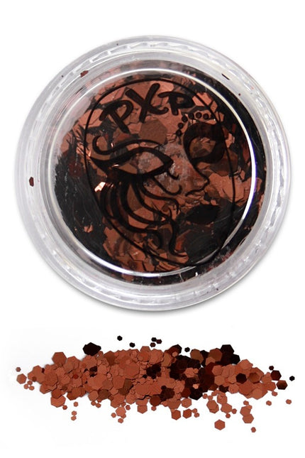 PXP Glitter Poeder Dark Copper 5gr