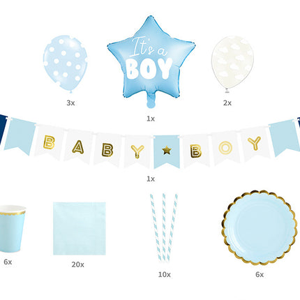 Versiering Pakket It'S A Boy 49 delig