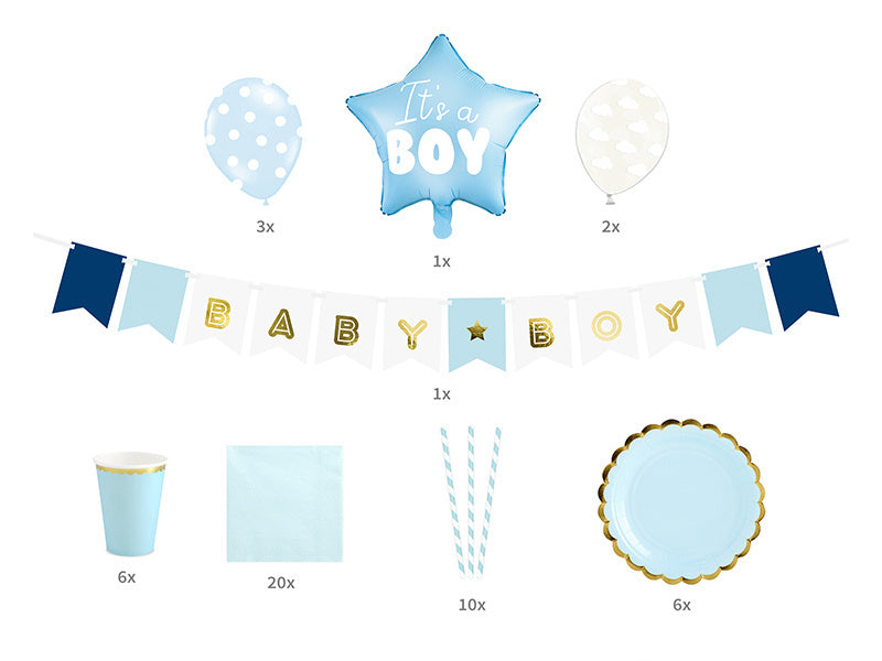 Versiering Pakket It'S A Boy 49 delig