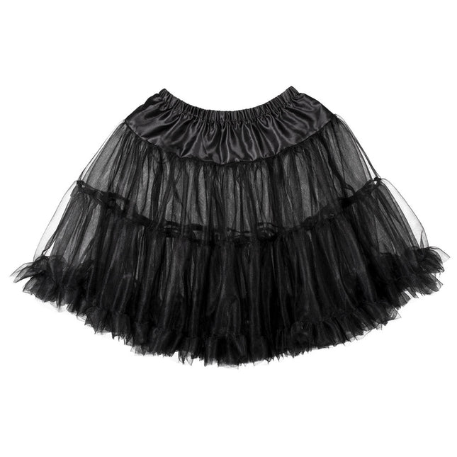 Zwarte Petticoat Deluxe