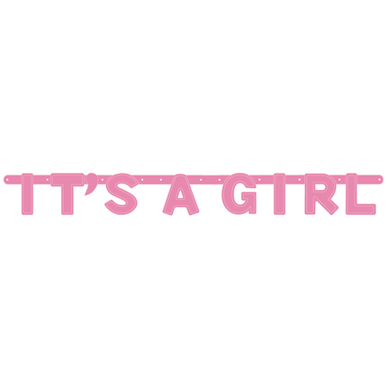 Roze Letterslinger It'S A Girl