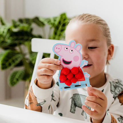 Peppa Pig Pompom Plakken