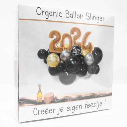 Ballonnen DIY Balloon Kit Organic Gold New Year