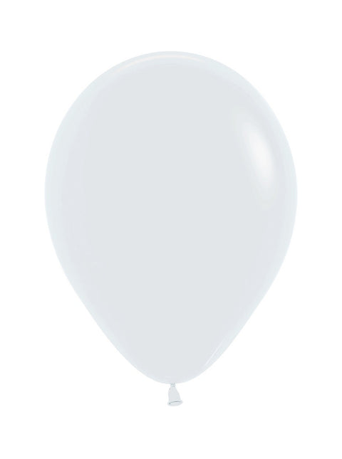 Ballonnen White 25cm 100st