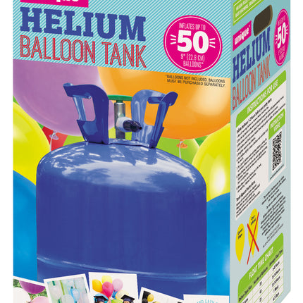 Helium Tank met 100 Ballonnen en Lint