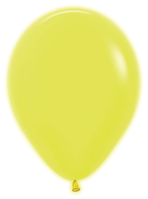 Ballonnen Neon Yellow 30cm 50st