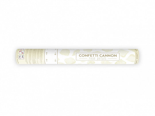 Confetti Kanon Vanille Creme Rozenblaadjes 40cm