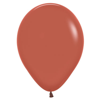 Ballonnen Terracotta 23cm 50st