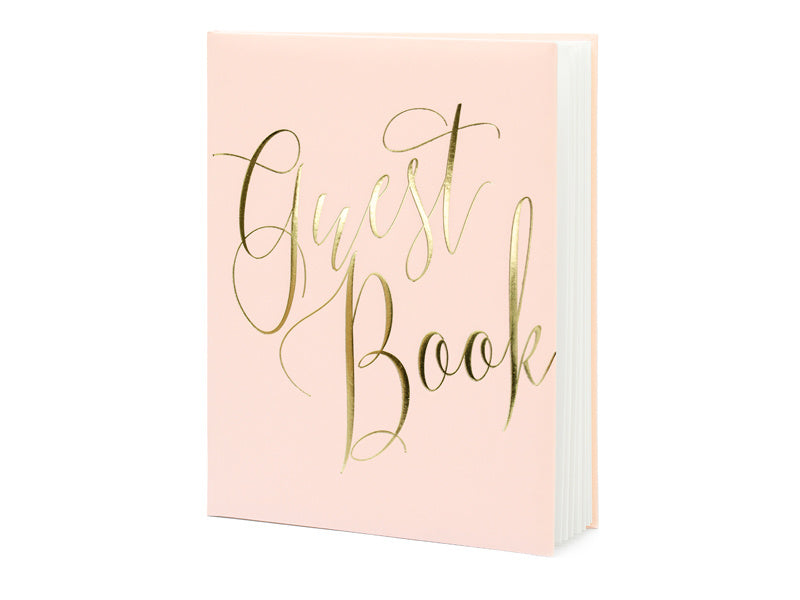 Gastenboek Roze 24,5cm