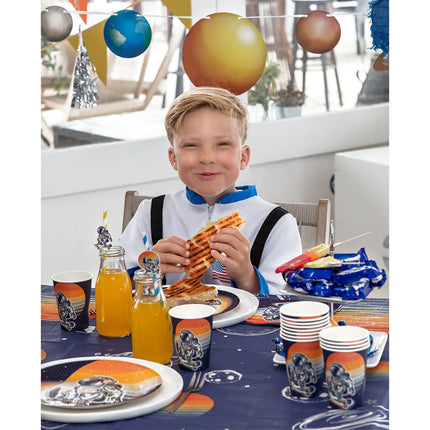 Space Party Borden Papier 23cm 8st