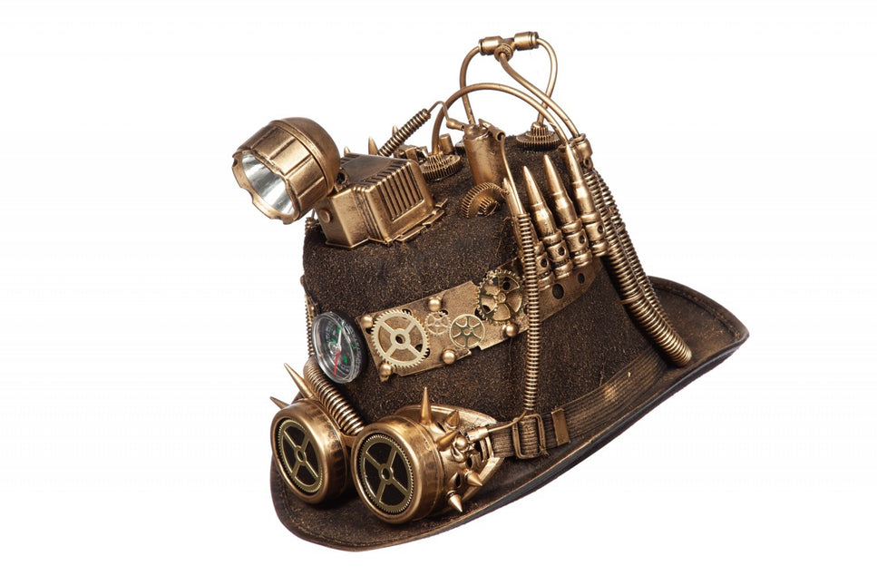 Hoed Steampunk Met Mijnlamp