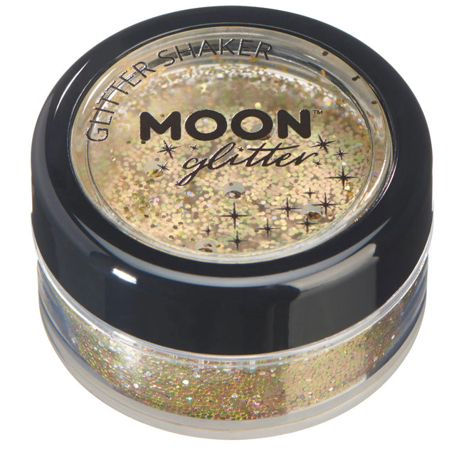 Moon Glitter Holographic Glitter Shakers Gold 5g