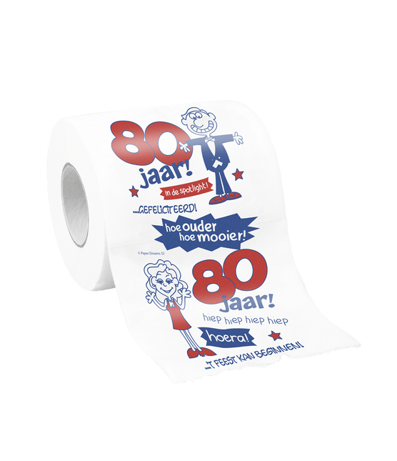 Toiletpapier 80 Jaar