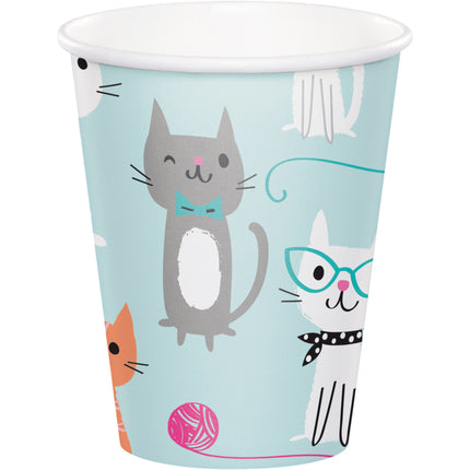 Party Cats Bekers 256ml 8st