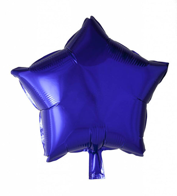 Helium Ballon Ster Paars 46cm leeg