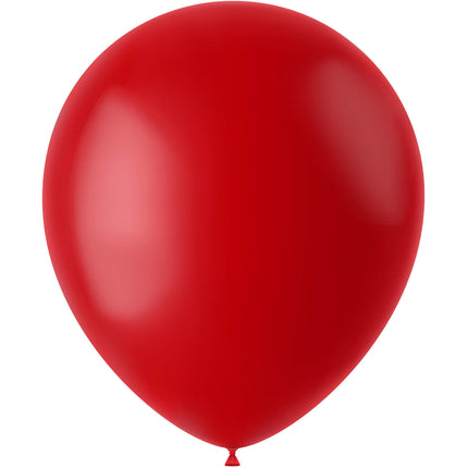 Rode Ballonnen Ruby Red 33cm 10st