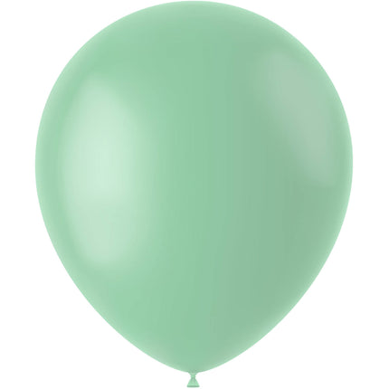 Mintgroene Ballonnen Powder Pistache 33cm 100st