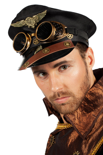 Pet Steampunk Met Bril