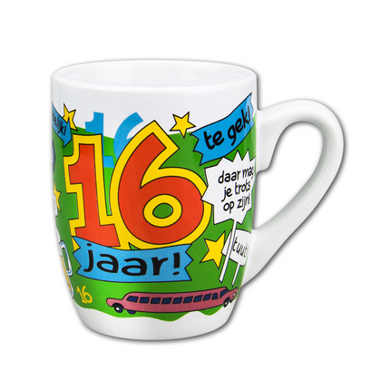 Mok 16 Jaar 12cm