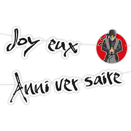 Ninja Letterslinger Joyeux Anniversaire