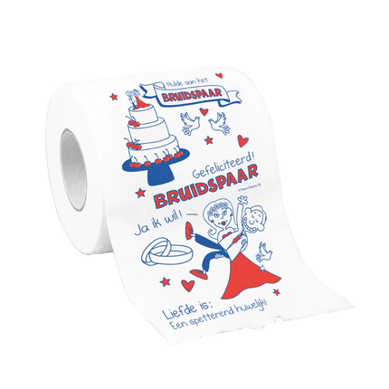 Toiletpapier Bruidspaar