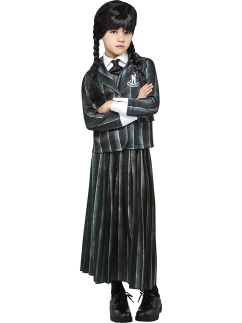 Halloween Kostuum Wednesday Addams Kind