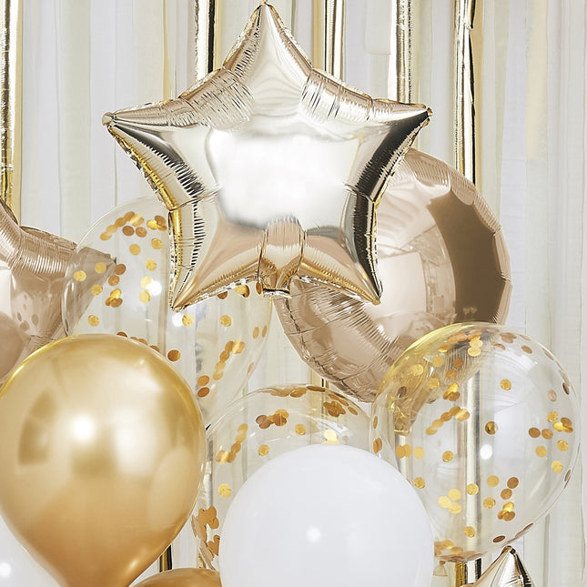 Gouden Ballonnen Set Ballonnen 30cm 12st