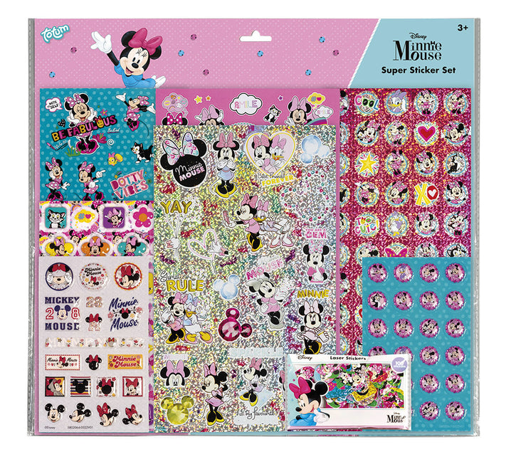 Minnie Mouse Stickerset 12 delig