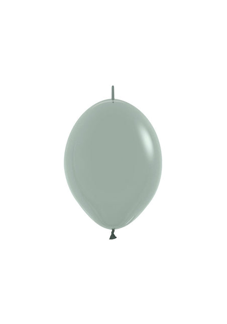 Ballonnen Pastel Dusk Laurel Green 15cm 50st