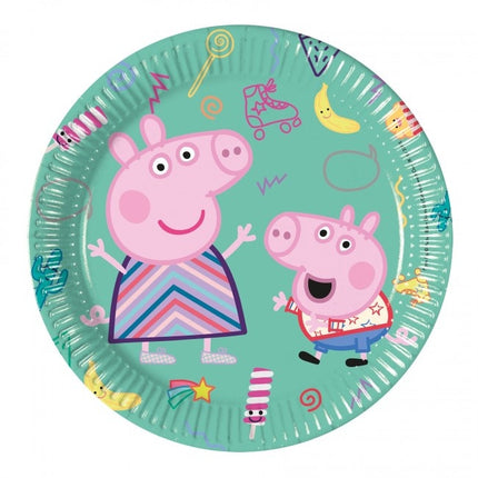 Peppa Pig Borden 20cm 8st