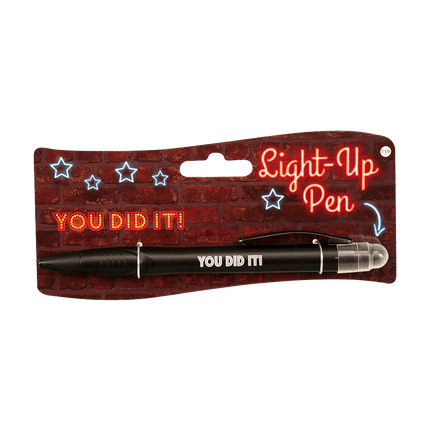 Light Up Pen You Did It ! 15cm