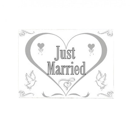 Just Married Raamvlag 1,5m