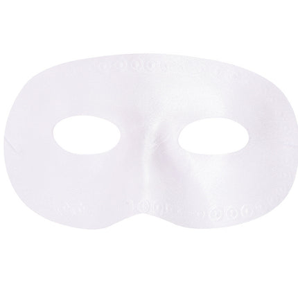 Wit Zijde Masker