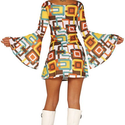 Disco 70S Jurk Dames