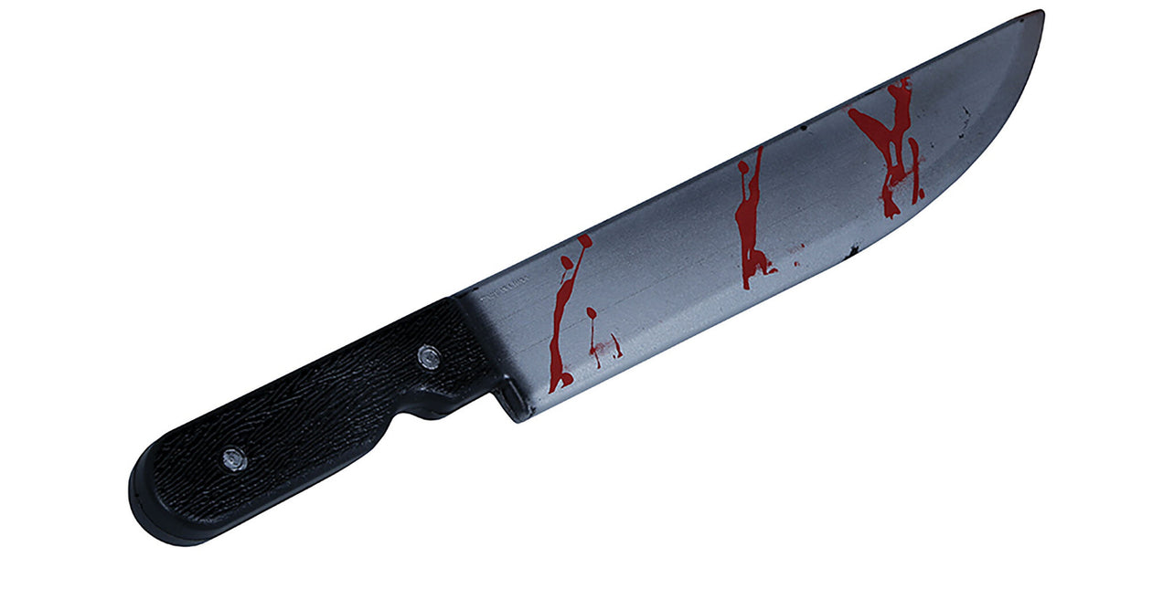 Halloween Nep Machete Met Bloed 45cm