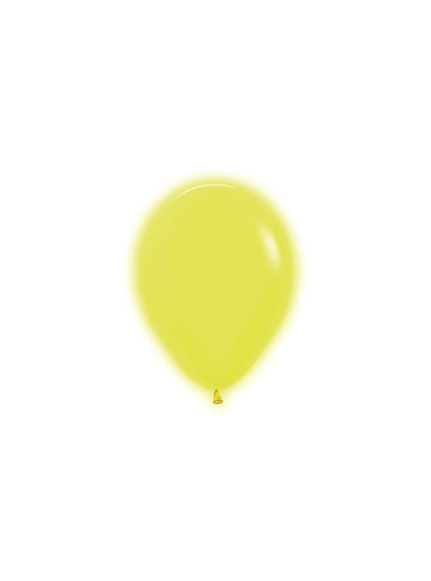 Ballonnen Neon Yellow 12cm 50st