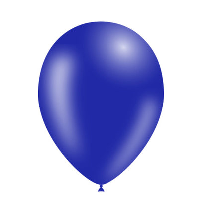 Donkerblauwe Ballonnen 25cm 10st