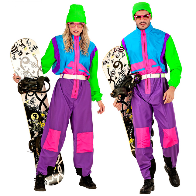 Neon 80s Skipak Snowboarder